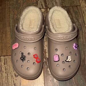 Crocs Fleece-Lined Clogs with Taylor Swift Charms